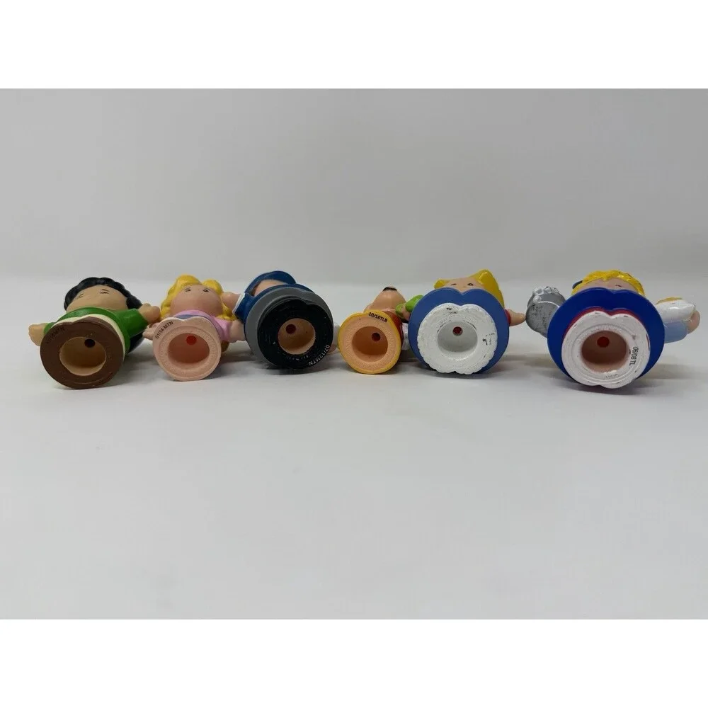 6 Vintage Fisher-Price Little People Figures 2001-2015 Mickey, Cop, Sarah Lynn